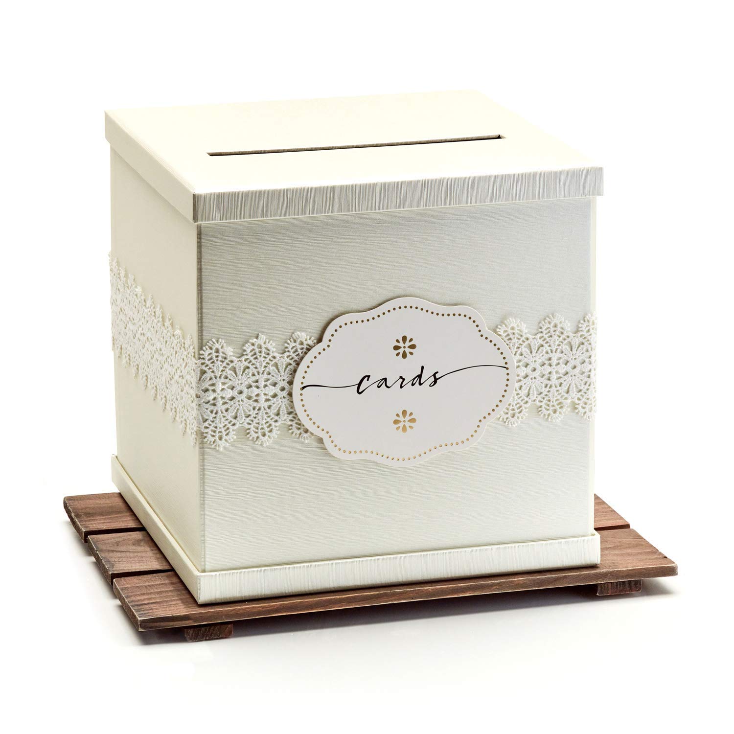 Chest Card Box (white or ivory)