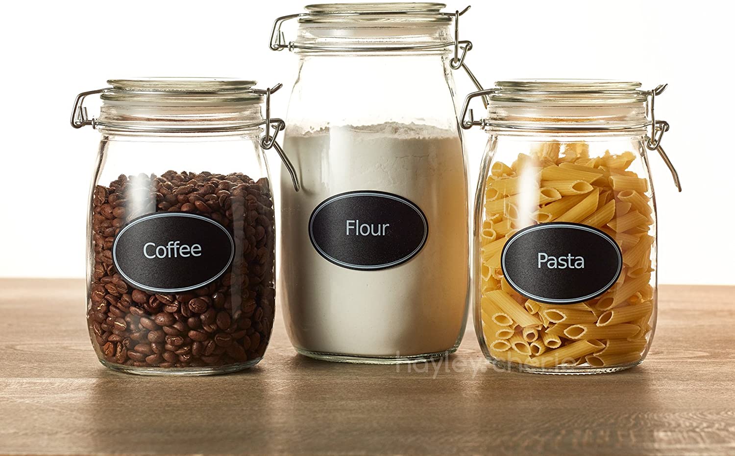 DII 12-Piece Spice Jar Set with Chalkboard Labels