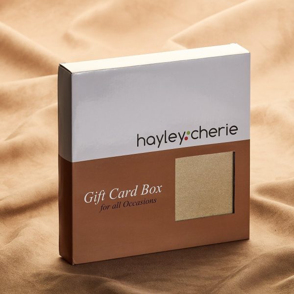 Gold Wedding Gift Card Box