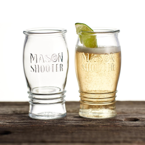 5oz mason pilsner beer glasses