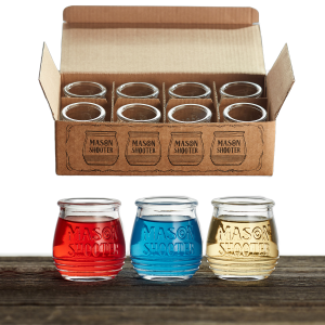 2oz mason pillsner shooter shot glass