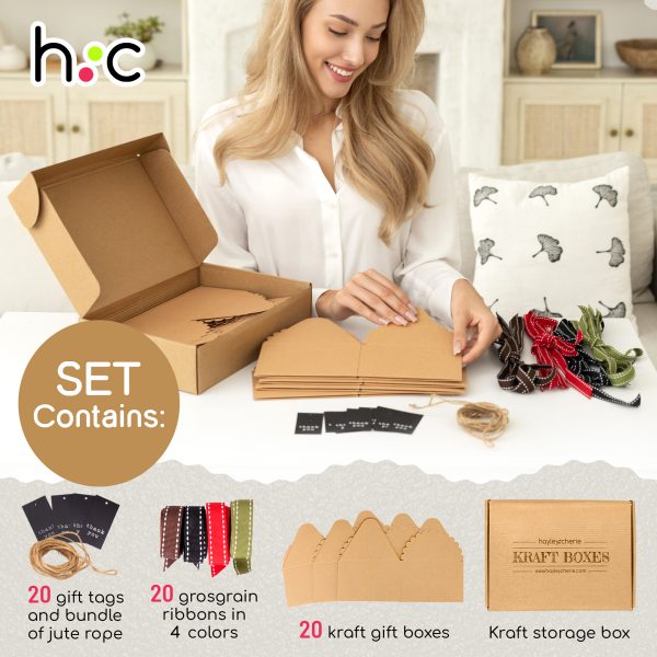 Square Brown Kraft (20 Pack) 5.8” x 3.7” - Image 2