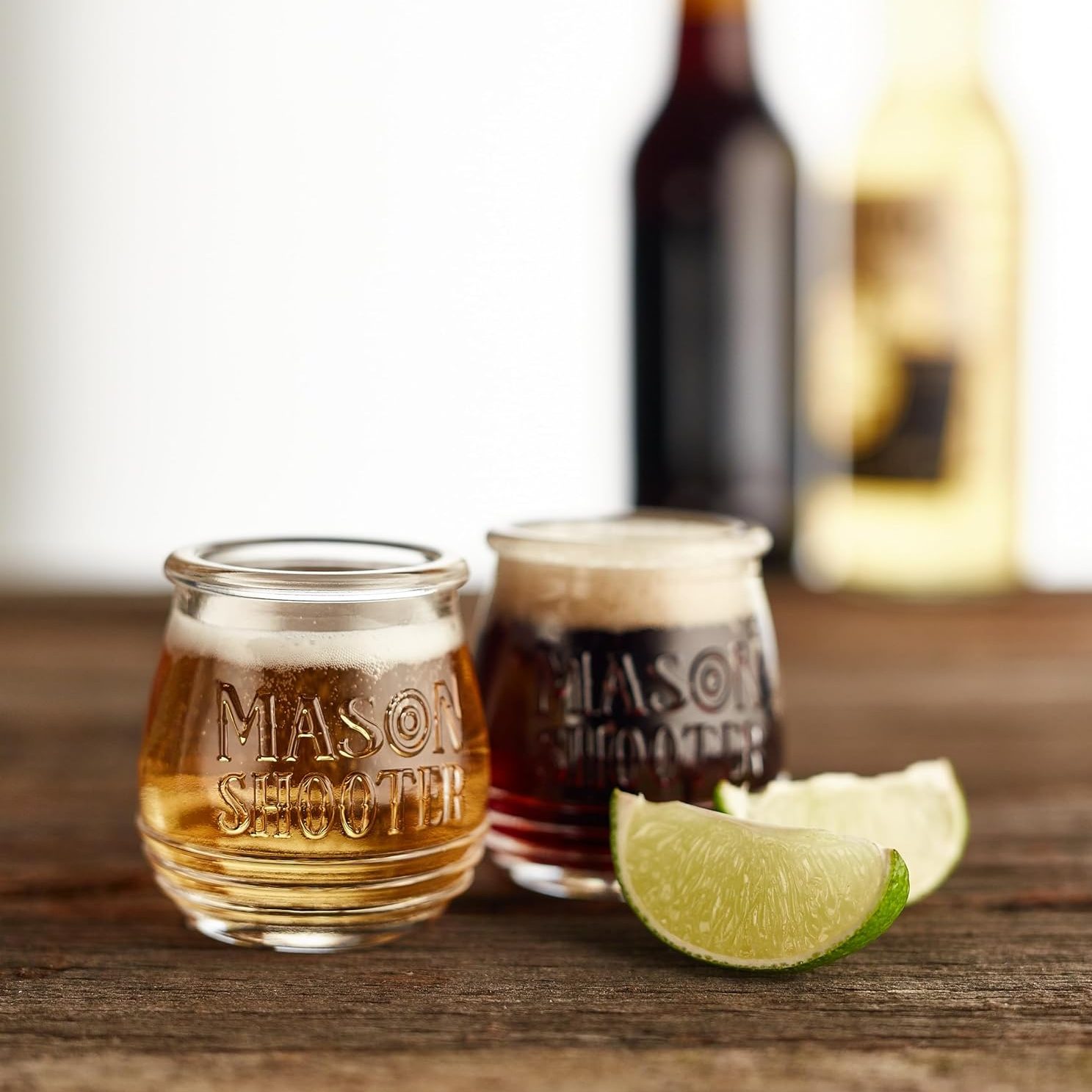 2oz mason pillsner shooter shot glass